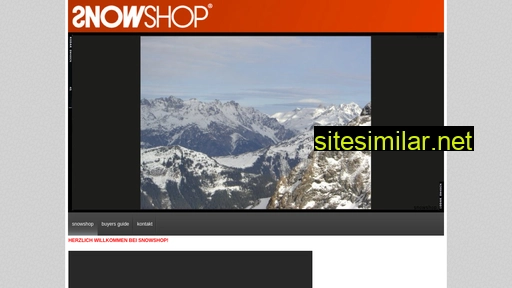 Snowshop similar sites