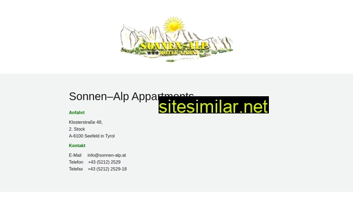 sonnen-alp.at alternative sites