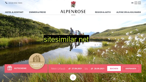 spa-alpenrose.at alternative sites