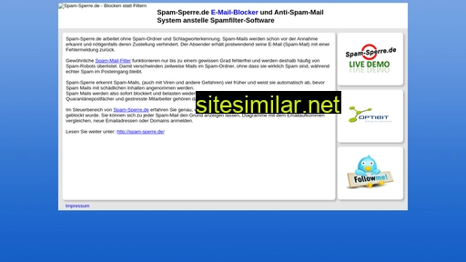 Spam-sperre similar sites