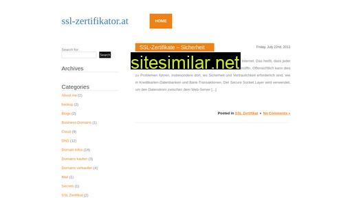 ssl-zertifikator.at alternative sites