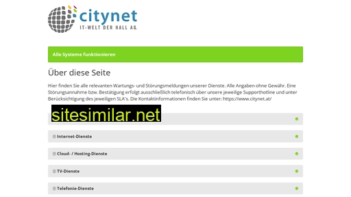 status-citynet.at alternative sites