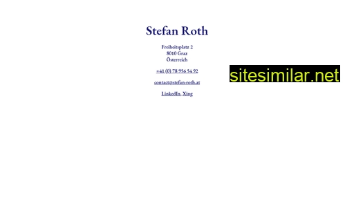 stefan-roth.at alternative sites