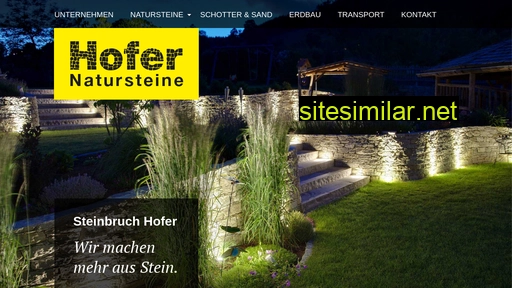 steinbruch-hofer.at alternative sites