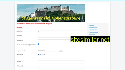 studentenheim-hohensalzburg.at alternative sites