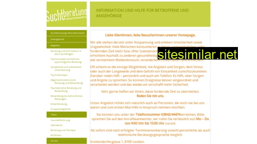 Suchtberatung-obersteiermark similar sites