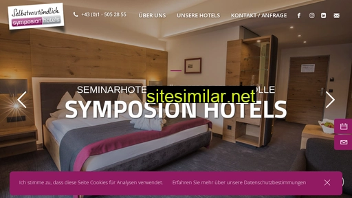 symposionhotels.at alternative sites