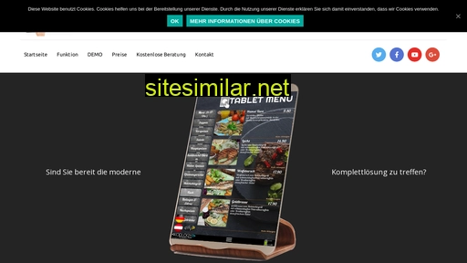 Tablet-menu similar sites
