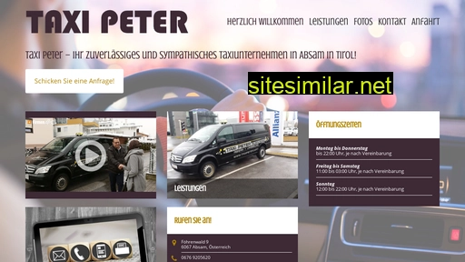 taxi-peterweber.at alternative sites