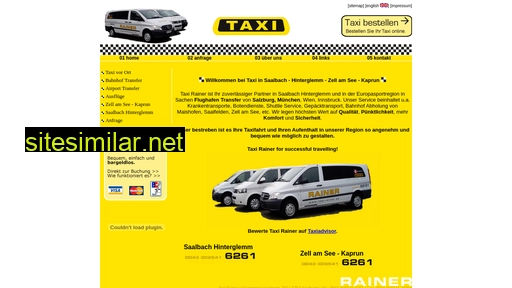 taxi-saalbach.at alternative sites