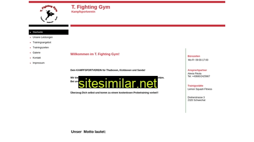 Tfighting-gym similar sites