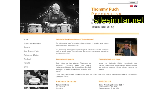 thommypuch-percussion.at alternative sites