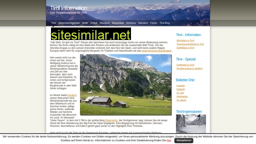 Tirol-information similar sites