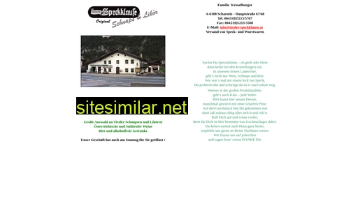 Tiroler-speckklause similar sites