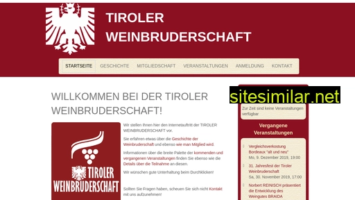 tiroler-weinbruderschaft.at alternative sites