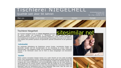 tischlerei-niegelhell.at alternative sites
