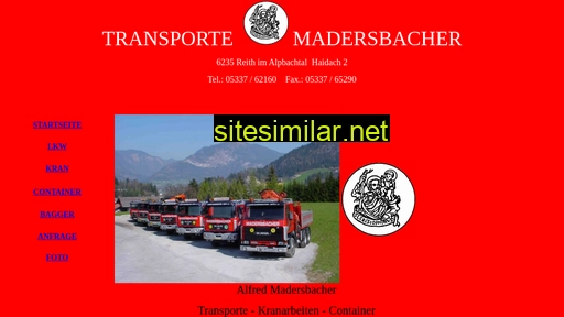 transporte-madersbacher.at alternative sites