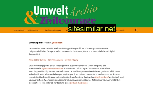 umweltarchiv.at alternative sites