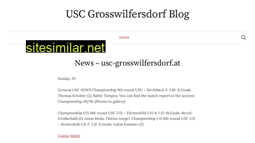 usc-grosswilfersdorf.at alternative sites