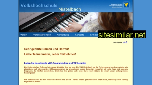 vhs-mistelbach.at alternative sites