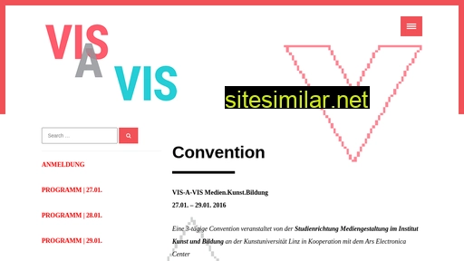 Visavis2016 similar sites