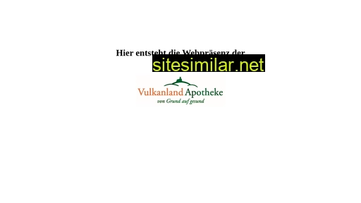 Vulkanland-apotheke similar sites