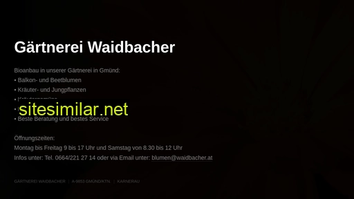 Waidbacher similar sites