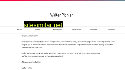 walterpichler.at alternative sites