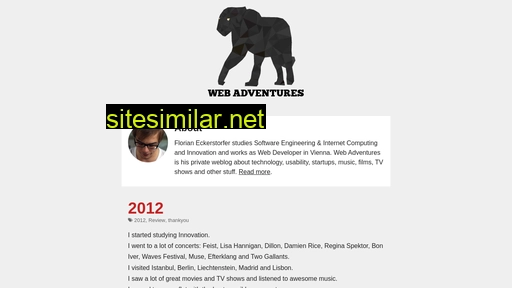 Webadventures similar sites