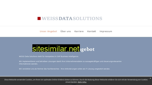 weiss-data-solutions.at alternative sites