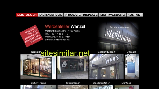 werbeatelier-wenzel.at alternative sites