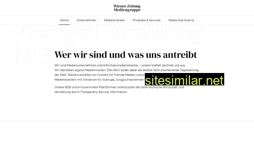 Wienerzeitungmediengruppe similar sites