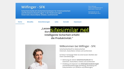 Wilfinger-sfk similar sites