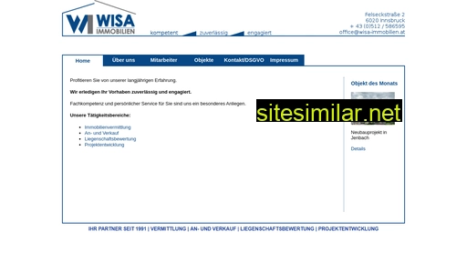 wisa-immobilien.at alternative sites
