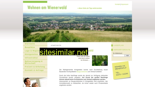 Wohnenamwienerwald similar sites