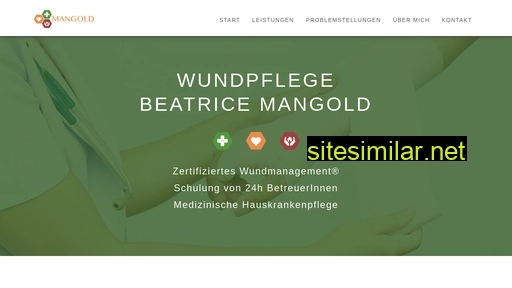 wundpflege-mangold.at alternative sites