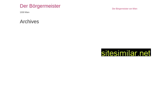börgermeister.at alternative sites