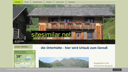 orterhütte.at alternative sites