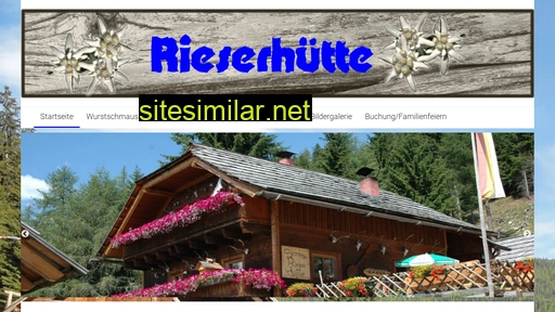 Rieserhütte similar sites