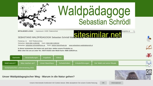 sebastians-waldpädagogik.at alternative sites