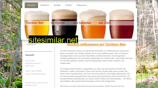 türnitzer-bier.at alternative sites