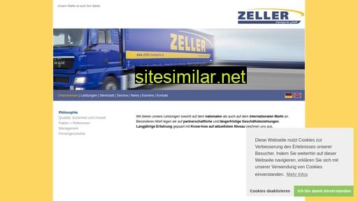 zeller-transporte.at alternative sites