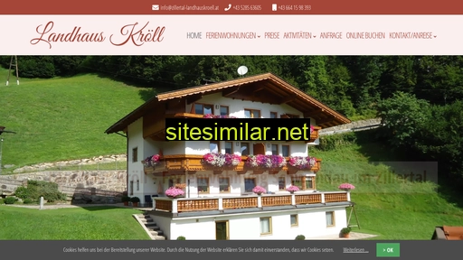 zillertal-landhauskroell.at alternative sites