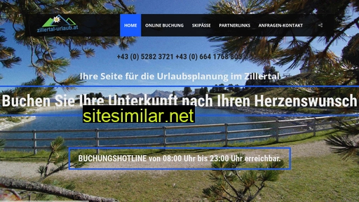 Zillertal-urlaub similar sites