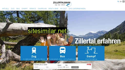 zillertalbahn.at alternative sites