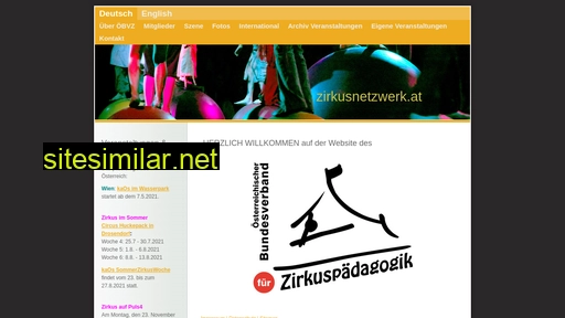 zirkusnetzwerk.at alternative sites