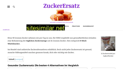 Zuckerersatz-info similar sites