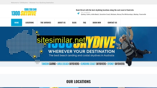 1300skydive.com.au alternative sites