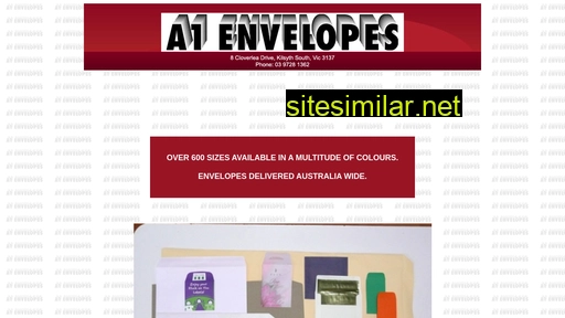 a1envelopes.com.au alternative sites