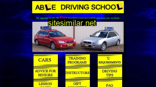 abledrivingschool.com.au alternative sites